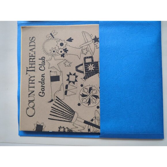 COUNTRY THREADS GARDEN CLUB 12 QUILT PATTERNS SET Booklet Set 1999 Vtg Complete - Picture 3 of 7